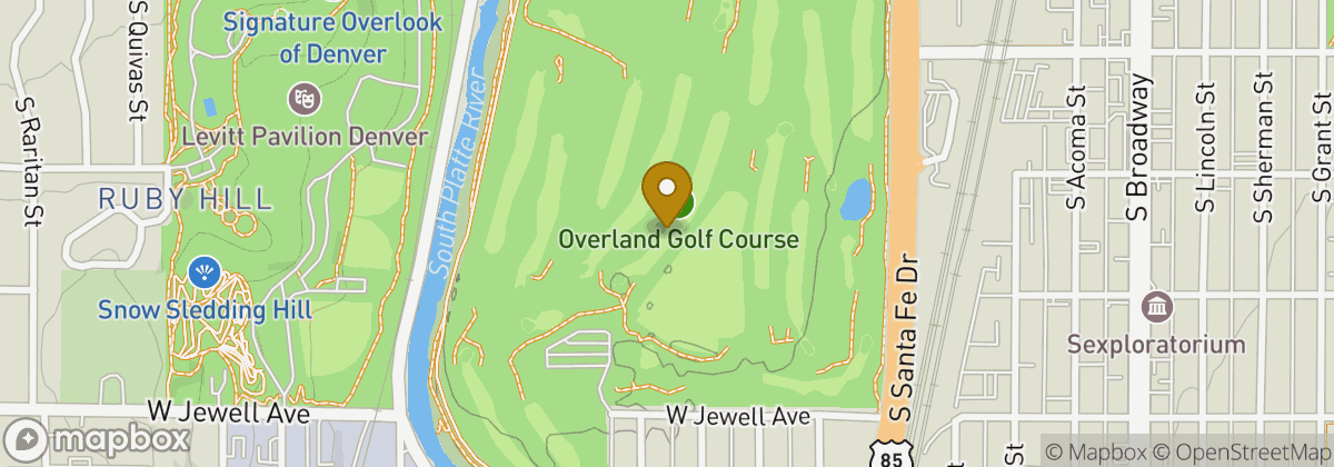 Map location: Overland Golf Course