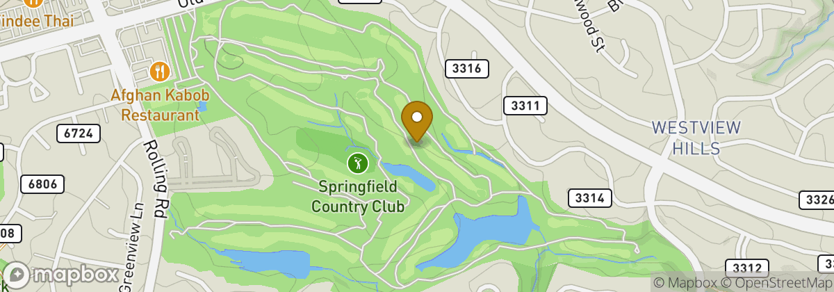 Map location: Springfield Country Club