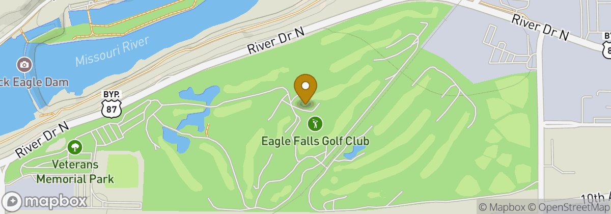Map location: Eagle Falls Golf Club