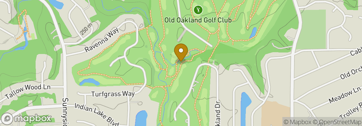 Map location: Old Oakland Golf Club