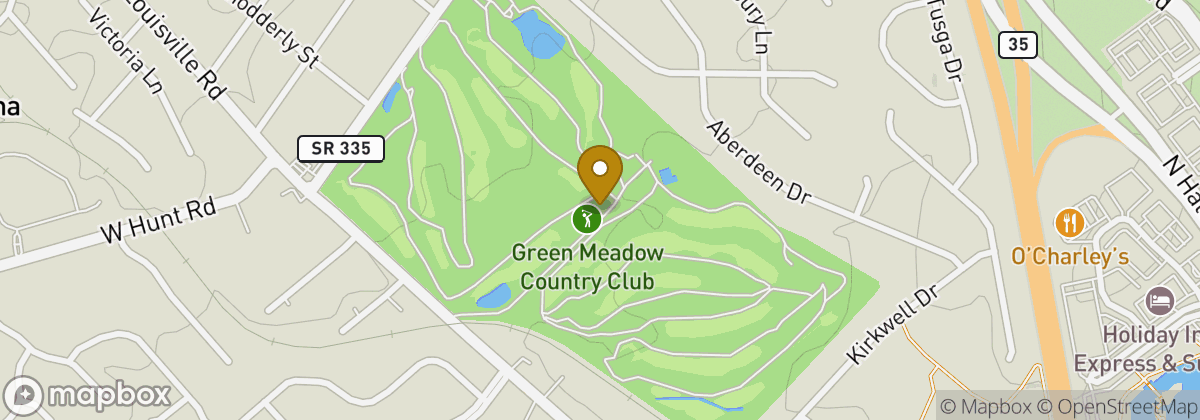 Map location: Green Meadow Country Club