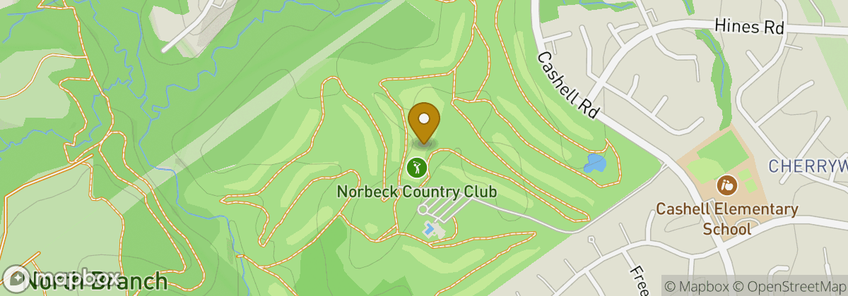 Map location: Norbeck Country Club