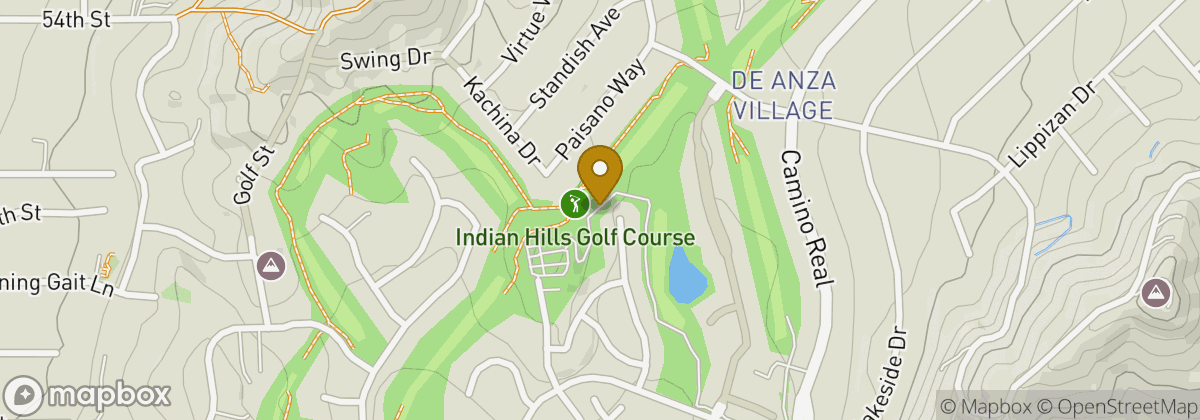 Map location: Indian Hills Golf Course