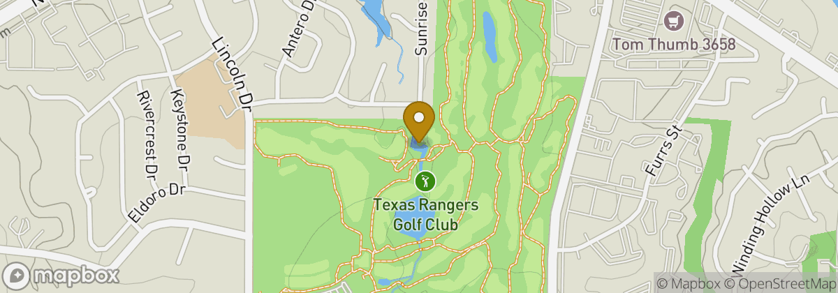Map location: Texas Rangers Golf Club