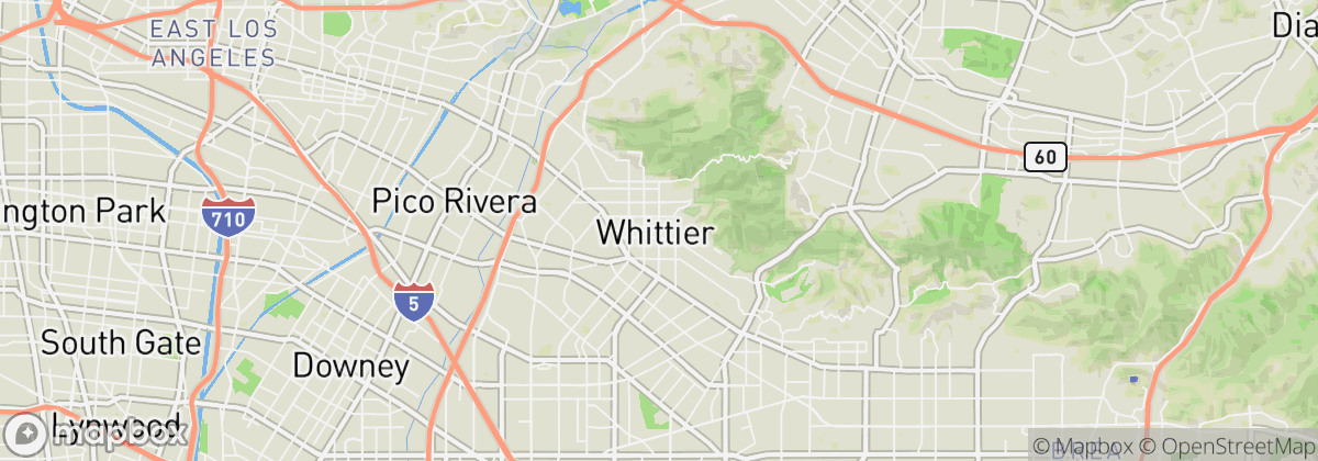Map: Whittier, CA
