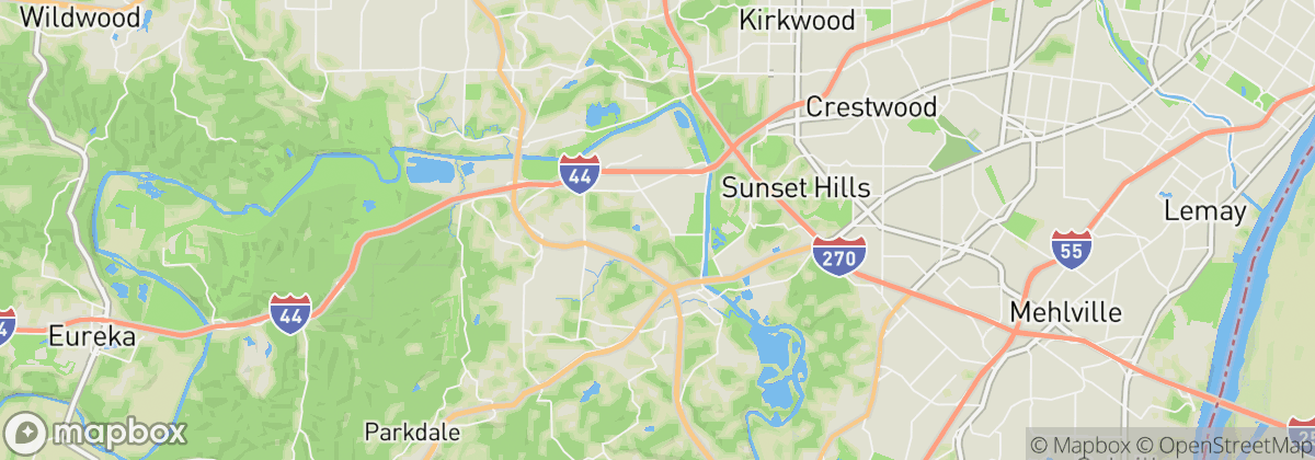 Map: Fenton, MO