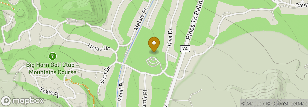 Map location: BIGHORN Golf Club