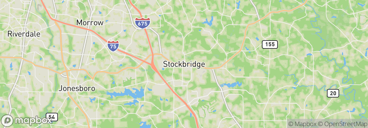Map: Stockbridge, GA