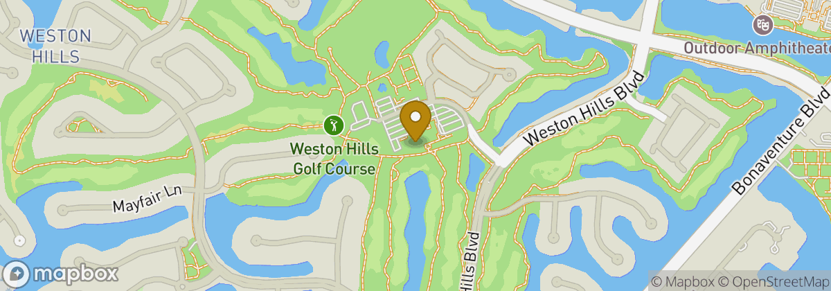 Map location: The Club at Weston Hills