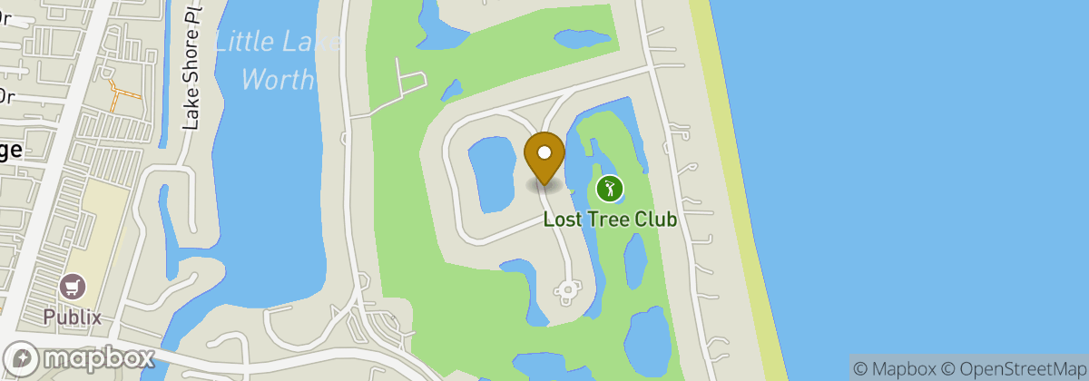 Map location: Lost Tree Club