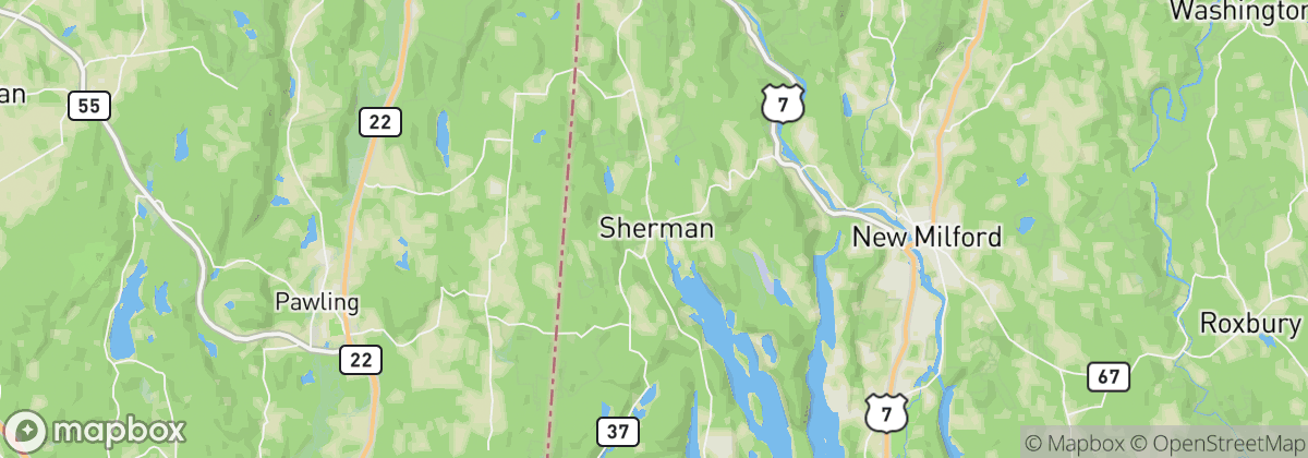 Map: Sherman, CT