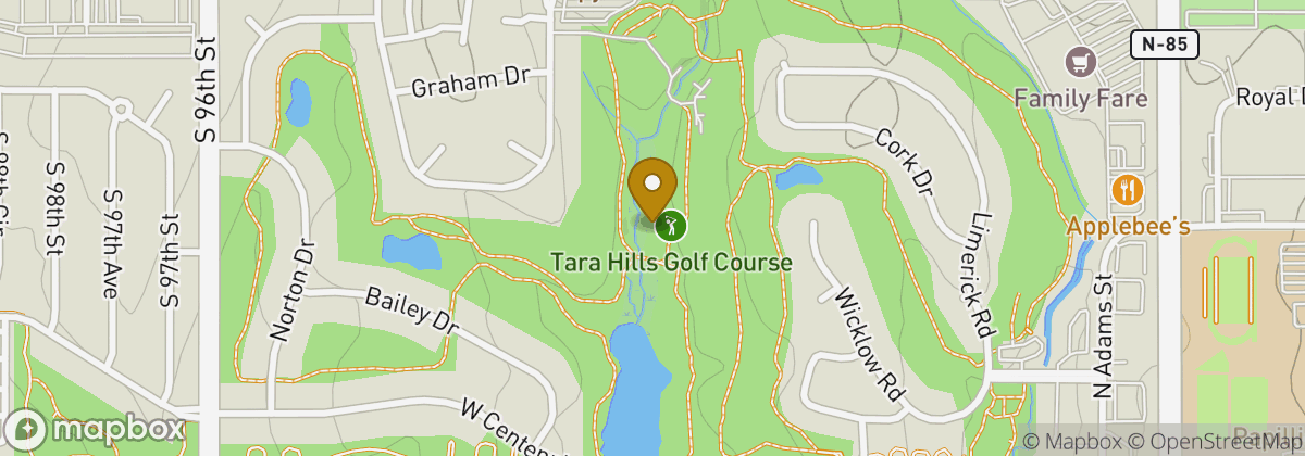 Map location: Tara Hills Golf Course