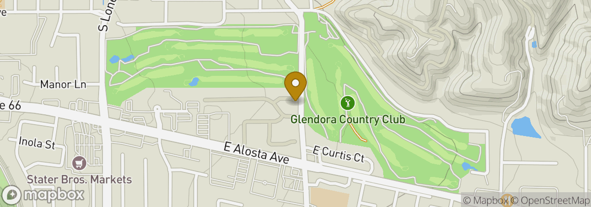 Map location: Glendora Country Club