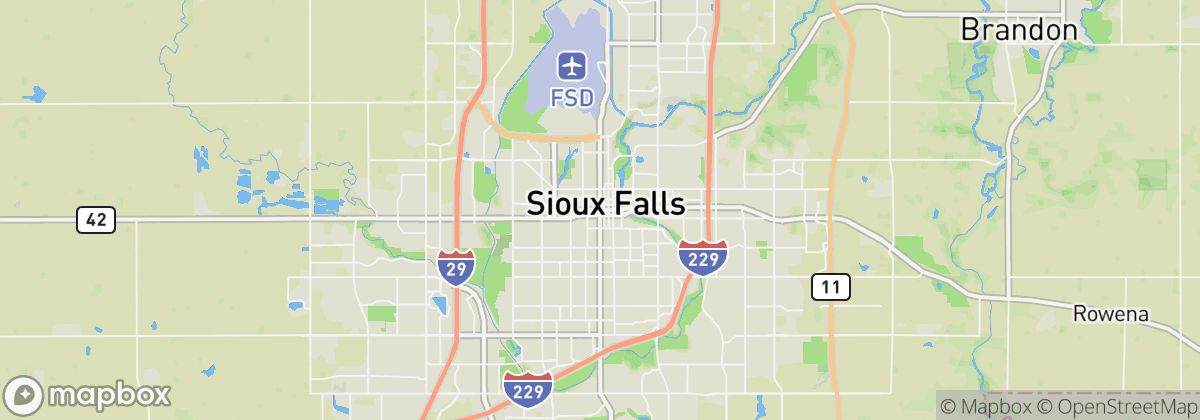 Map: Sioux Falls, SD