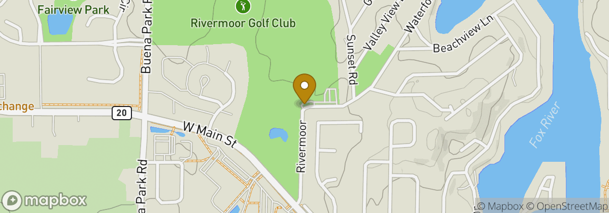 Map location: Rivermoor Golf Club and Restaurant
