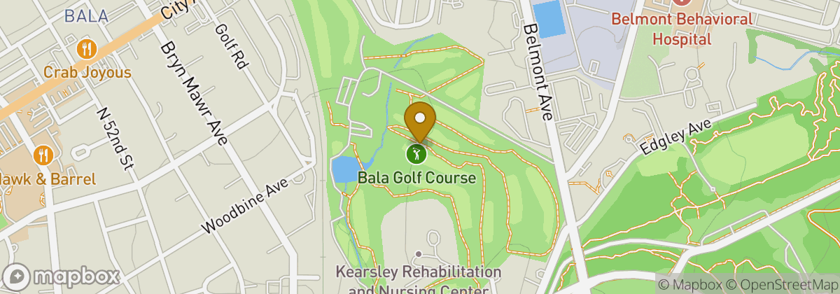 Map location: Bala Golf Course