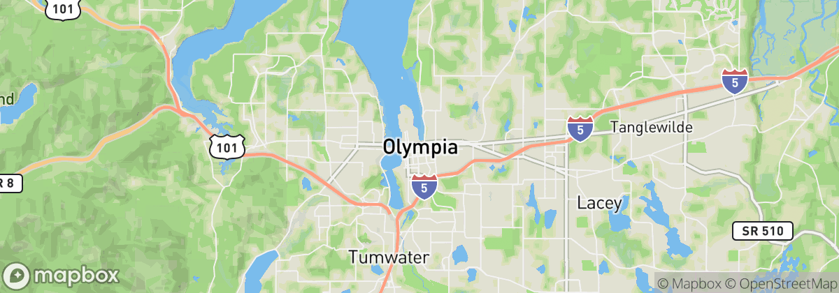 Map: Olympia, WA