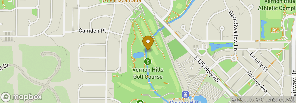Map location: Vernon Hills Golf Course