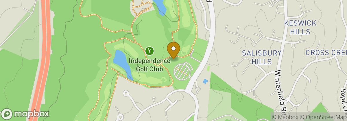 Map location: Independence Golf Club
