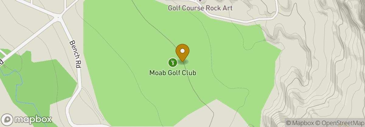 Map location: Moab Golf Club