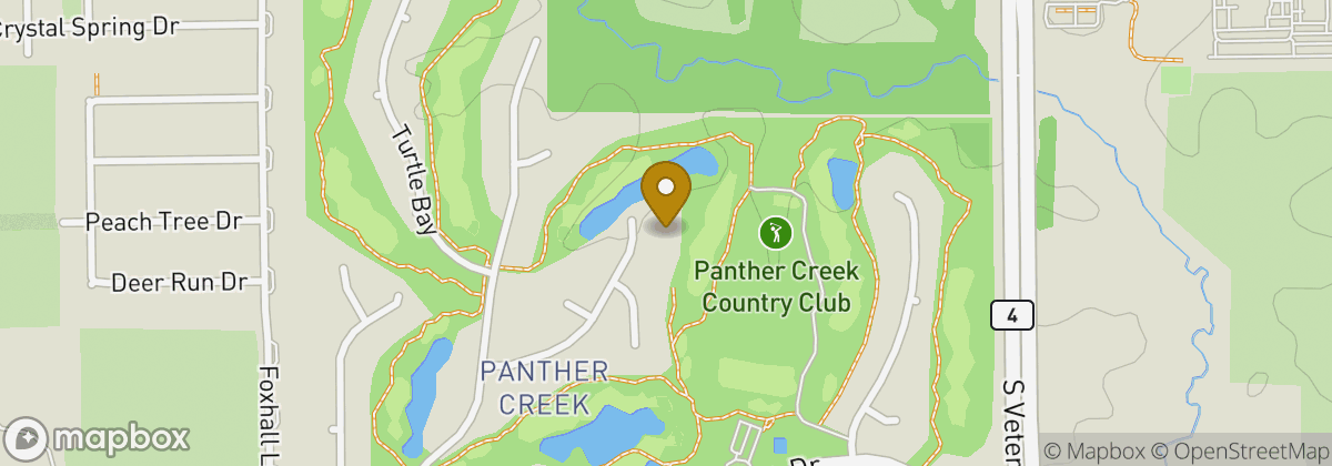 Map location: Panther Creek Country Club