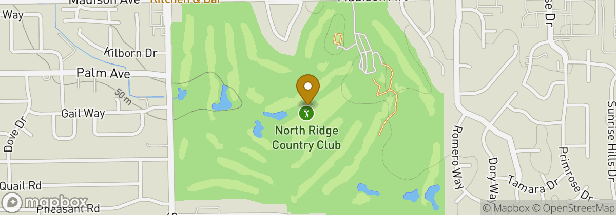 Map location: North Ridge Country Club
