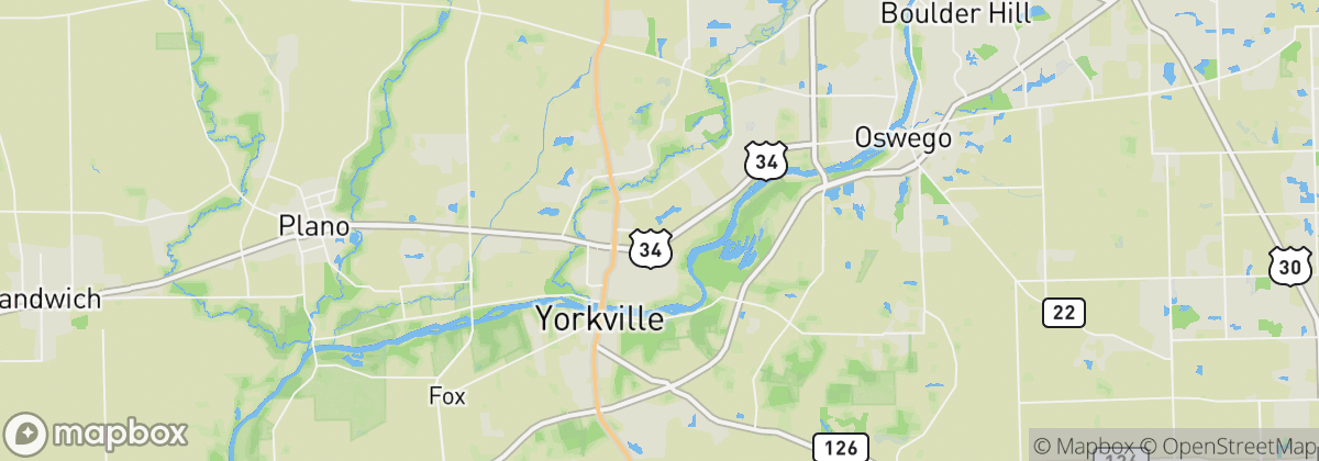 Map: Yorkville, IL