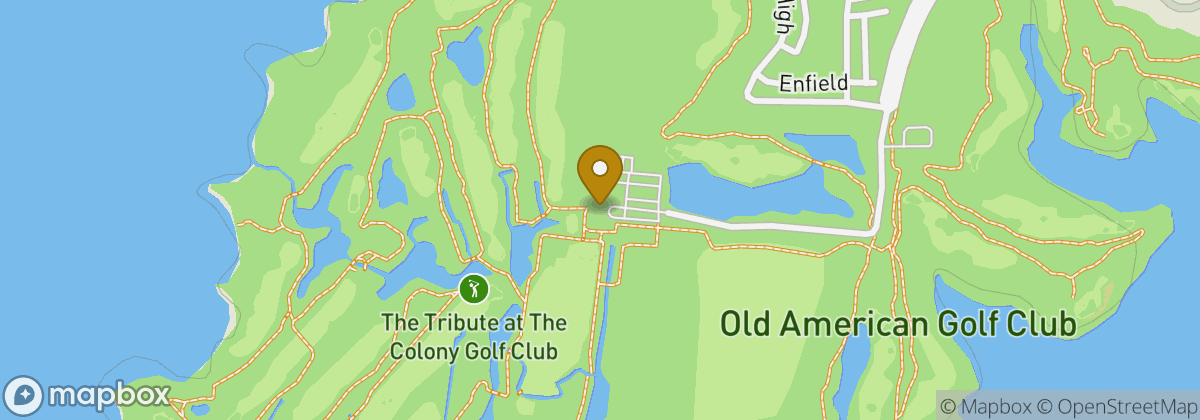 Map location: Golf Clubs at The Tribute