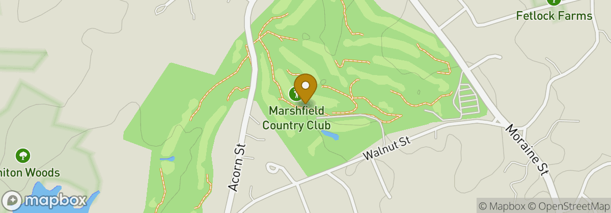 Map location: Marshfield Country Club