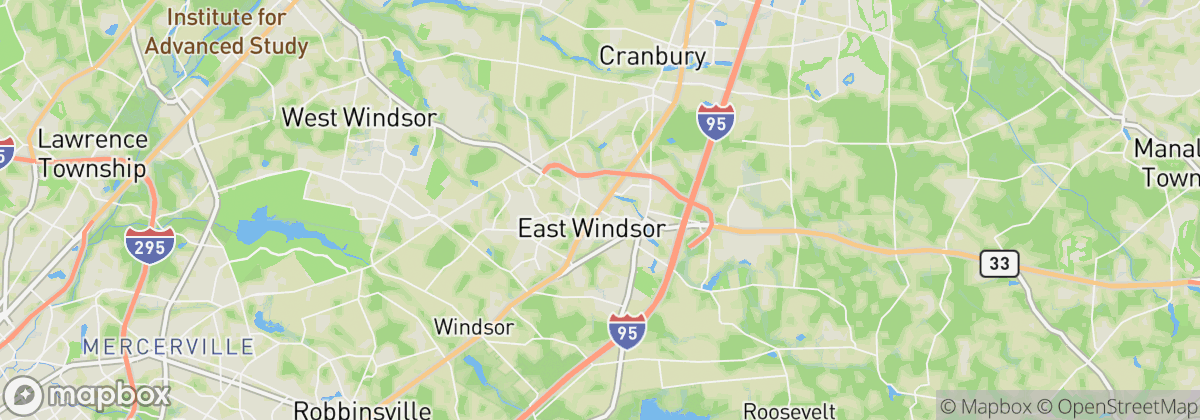 Map: East Windsor, NJ
