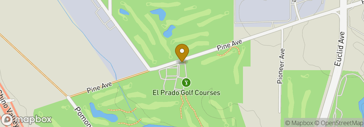Map location: El Prado Golf Courses