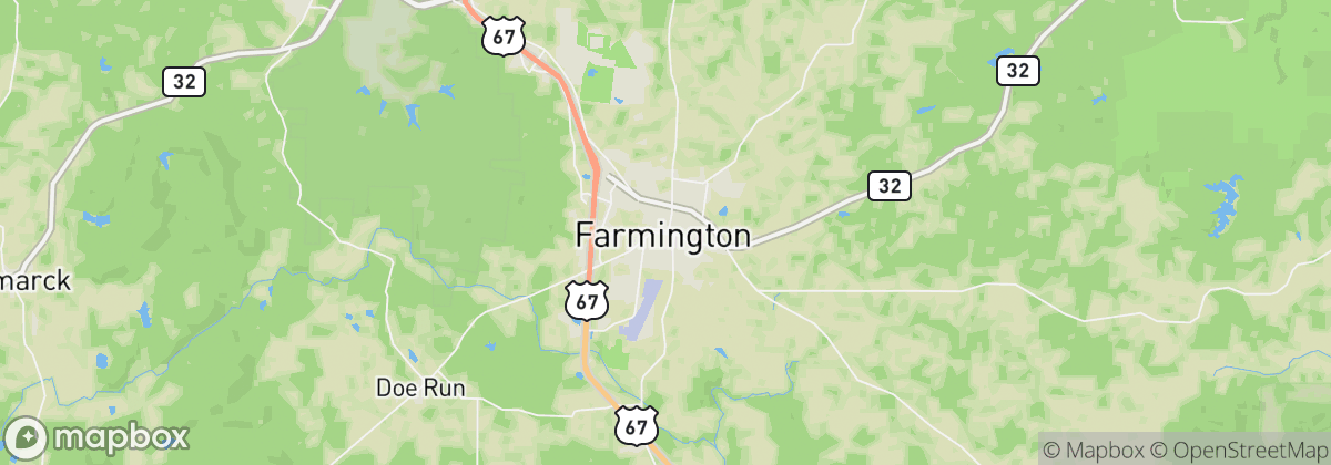 Map: Farmington, MO