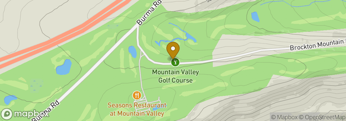 Map location: Mountain Valley Golf Course