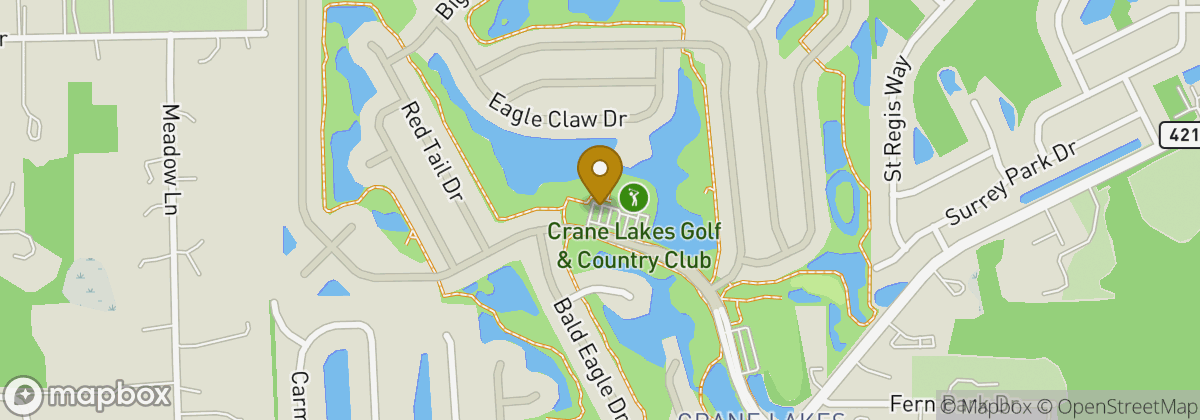 Map location: Crane Lakes Golf & Country Club