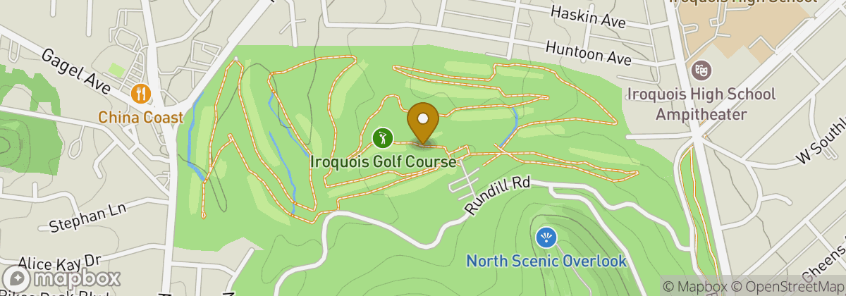 Map location: Iroquois Golf Course