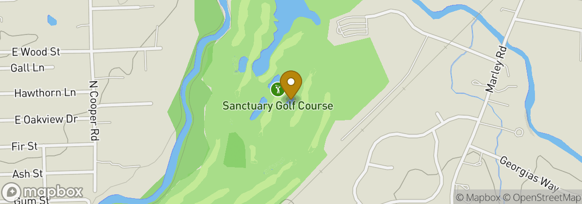 Map location: Sanctuary Golf Course