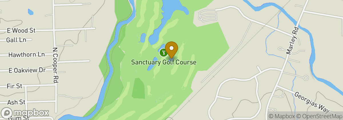 Map location: Sanctuary Golf Course