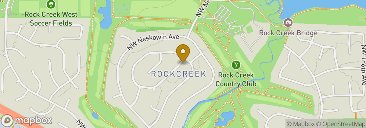 Map location: Rock Creek Country Club