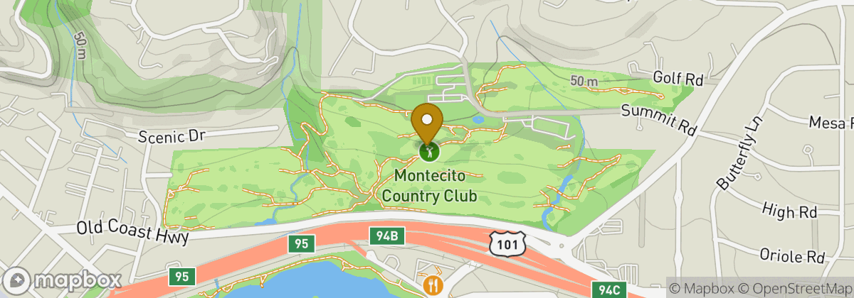 Map location: Montecito Country Club