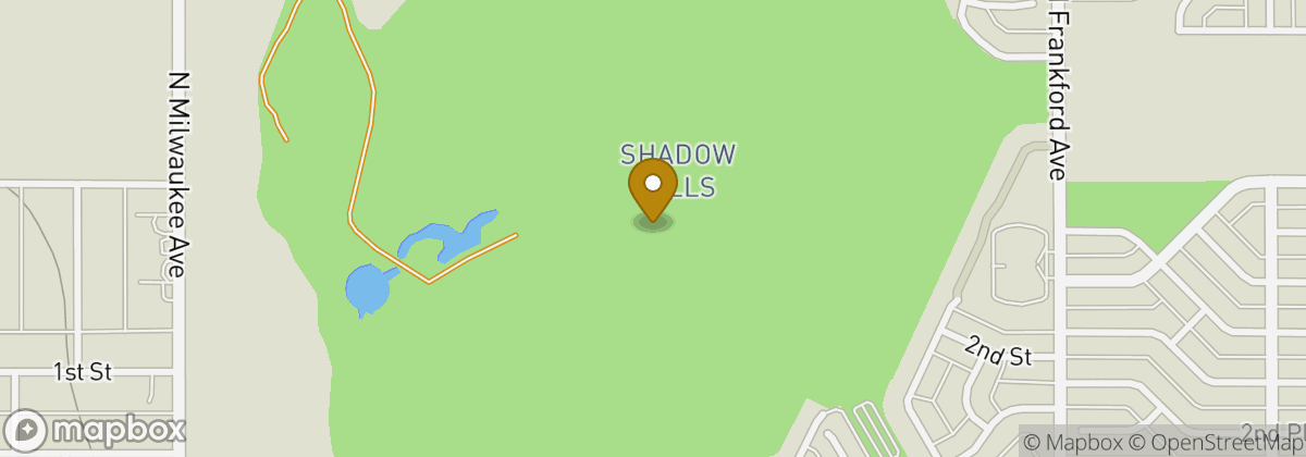 Map location: Shadow Hills Golf Course