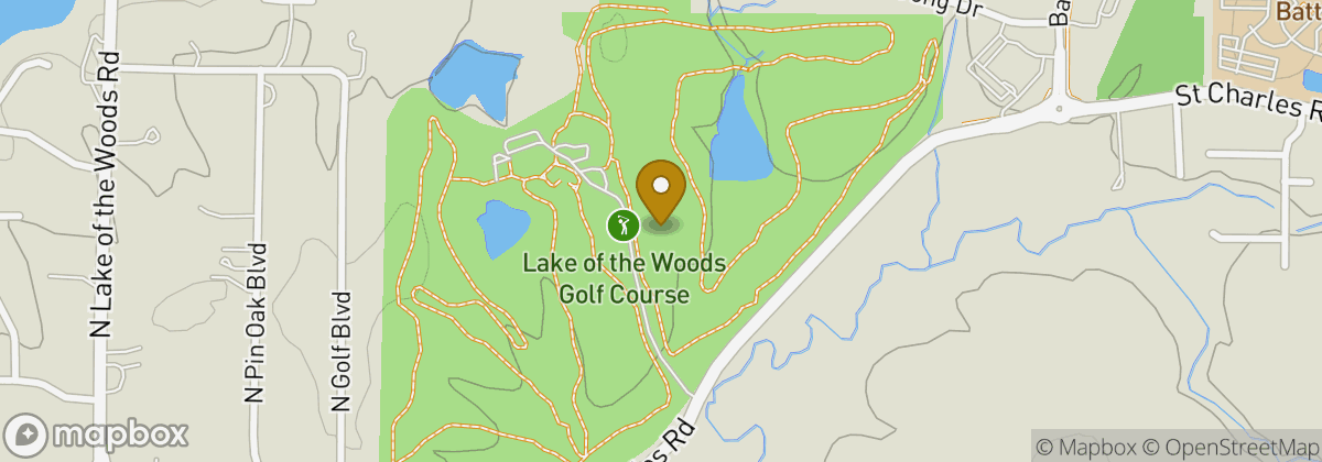 Map location: Lake of the Woods Golf Course