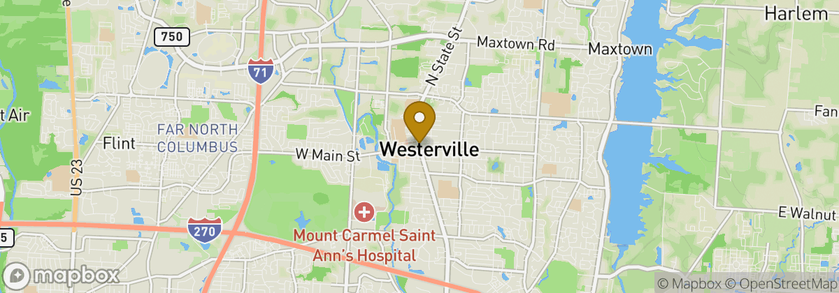 Map location: Westerville