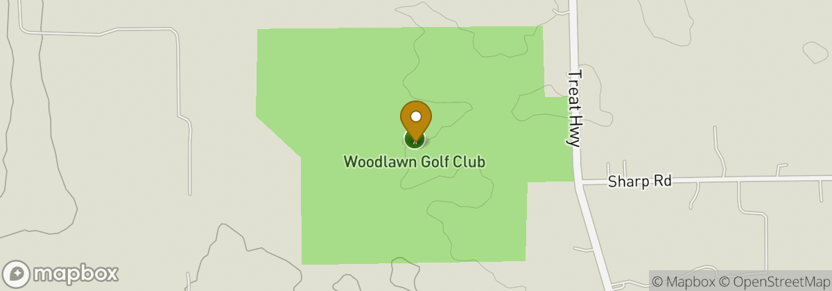 Map location: Woodlawn Golf Club