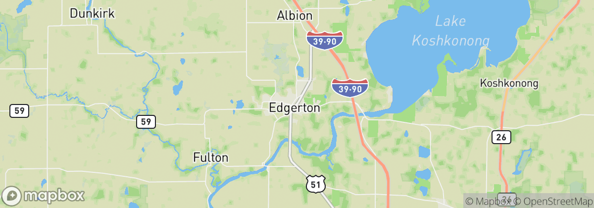 Map: Edgerton, WI