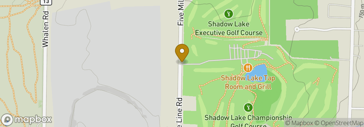 Map location: Shadow Lake Golf and Restaurant