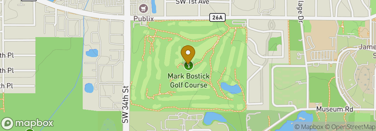 Map location: Mark Bostick Golf Course