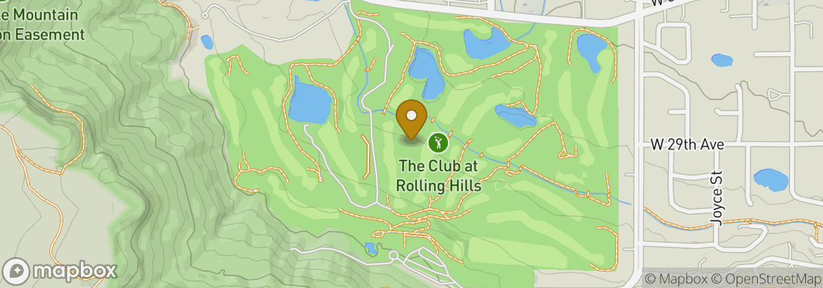 Map location: The Club at Rolling Hills