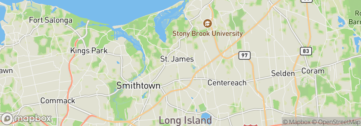Map: St James, NY