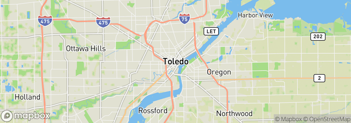 Map: Toledo, OH