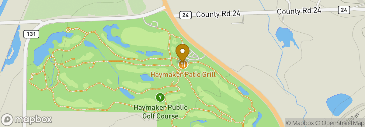 Map location: Haymaker Golf Course